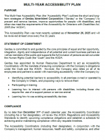Gerdau Multi-Year Accessibility Plan